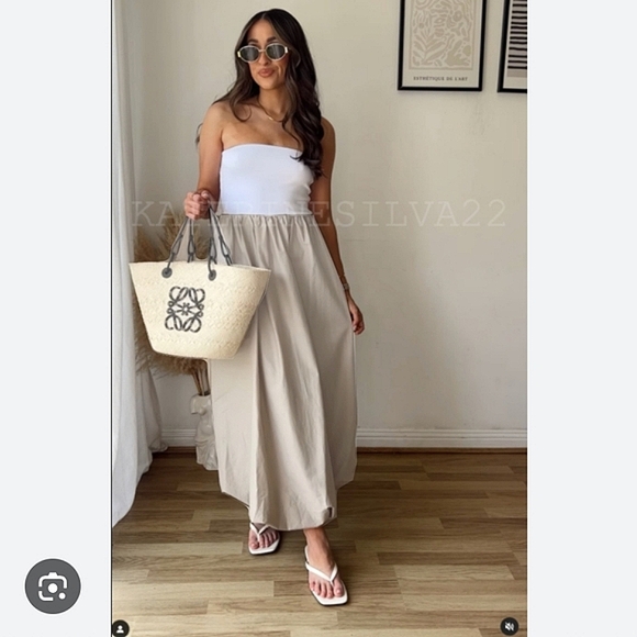 Zara Voluminous Midi Balloon Dress Size S and L - Picture 3 of 15